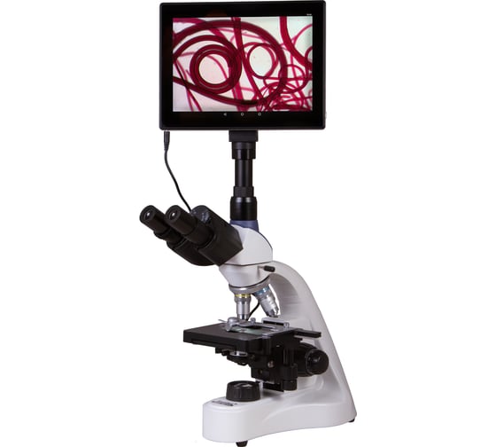 Изображение товара Микроскоп Levenhuk med d10t lcd цифровой, тринокулярный 73987