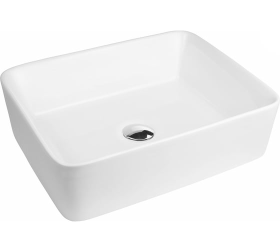 Изображение товара Прямоугольная накладная раковина Bauedge BAU Hotel 48x37, белая BH1002