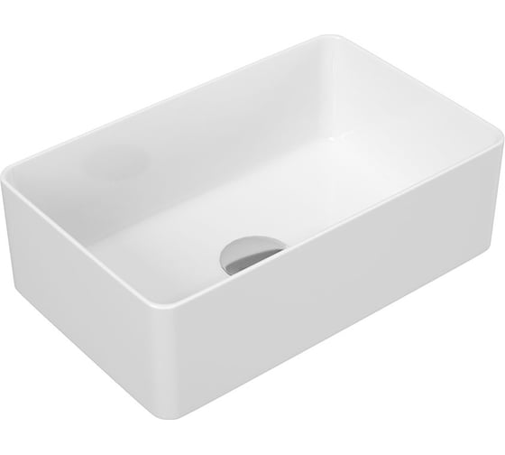 Изображение товара Прямоугольная накладная раковина Bauedge BAU Hotel mini 37x23, белая SH1005