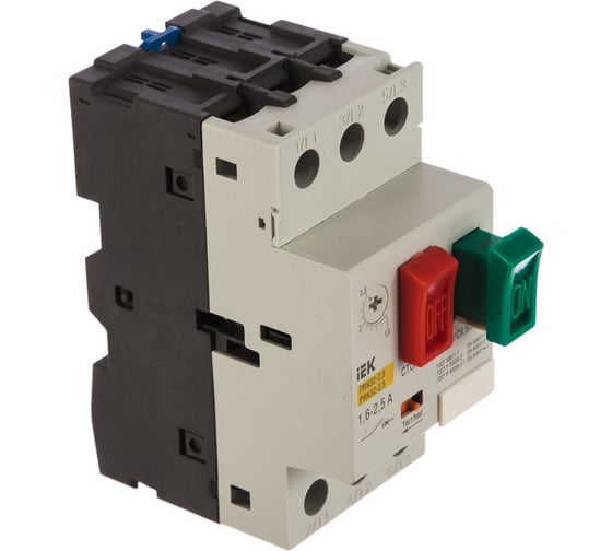 Изображение товара Выключатель автоматической защиты двигателя IEK ПРК 32-2.5 In2.5A Ir1.6-2.5A Ue 660В ИЭК DMS11-D25