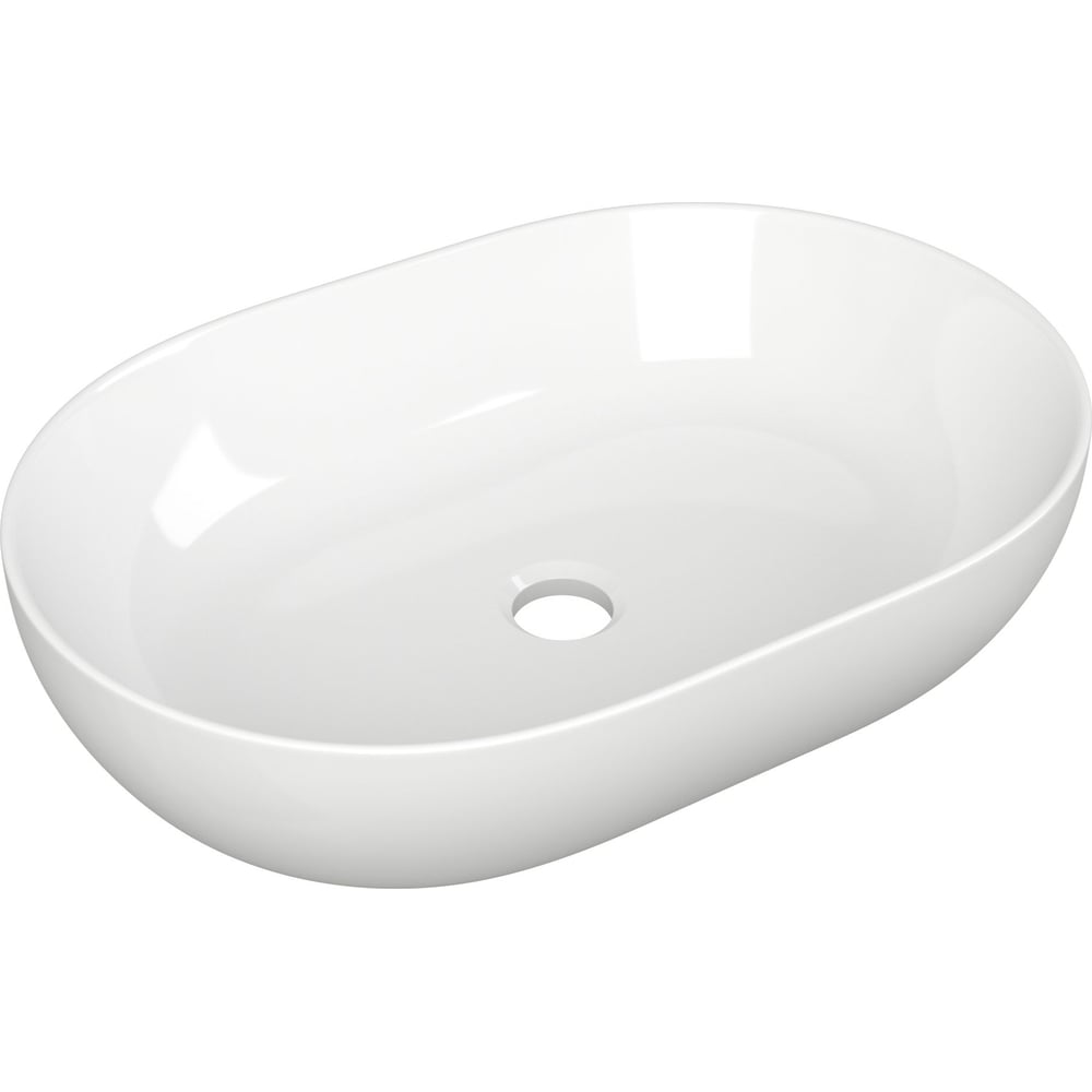 Изображение товара Накладная овальная раковина Bauedge BAU Nimb 59x40, белая SN1006 Изображение товара Накладная овальная раковина Bauedge BAU Nimb 59x40, белая SN1006