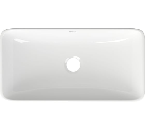 Изображение товара Накладная прямоугольная раковина чаша Bauedge BAU Spectrum mini 47x24, белая SM0011