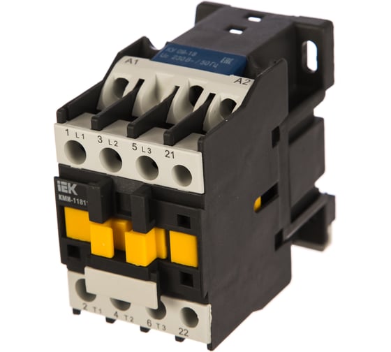 Изображение товара Контактор IEK КМИ-11811 18А 220В ИЭК KKM11-018-230-01