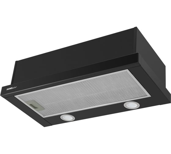 Изображение товара Кухонная вытяжка HOMSair flat 60 glass черный Flat 60 Glass Black