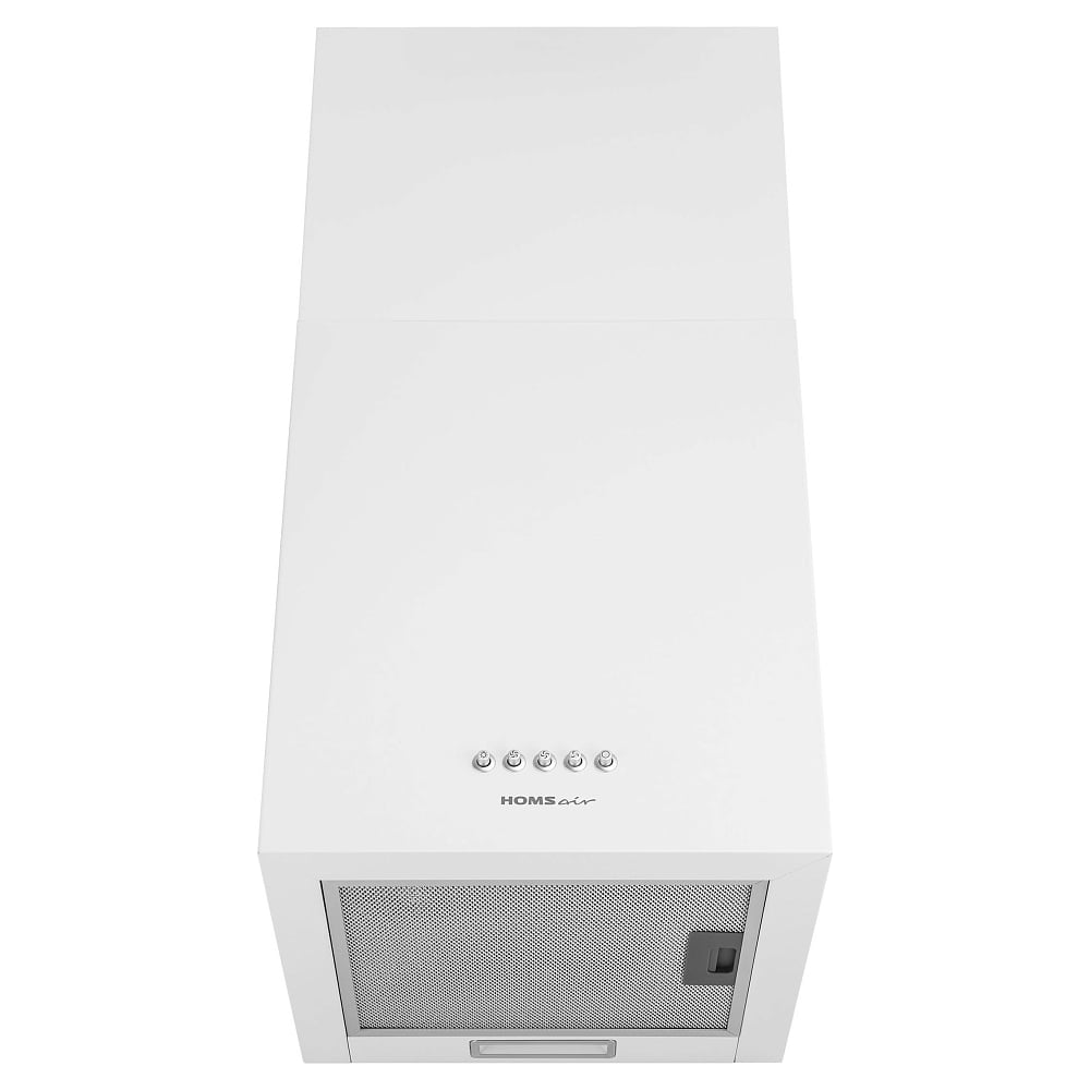 Изображение товара Кухонная вытяжка HOMSair phlox push 40 белый - современная установка для кухни