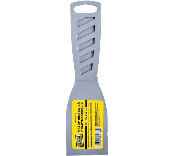 Изображение товара Набор пластмассовых шпателей НАШ ИНСТРУМЕНТ 50, 100, 150 мм /3 шт/уп/ /Р/ 020609-001