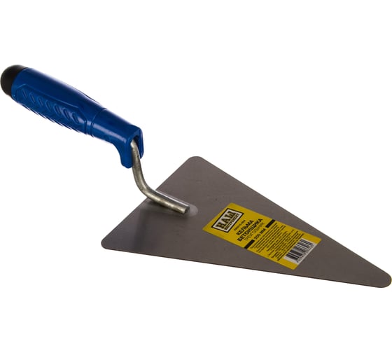 Изображение товара Кельма бетонщика нержавеющая сталь, треугольник НАШ ИНСТРУМЕНТ 200мм /Р/ 020310-004