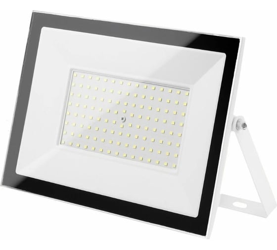 Изображение товара Светодиодный уличный прожектор iSVET 100 вт, диодный 6500К, белый USL-105-6-6