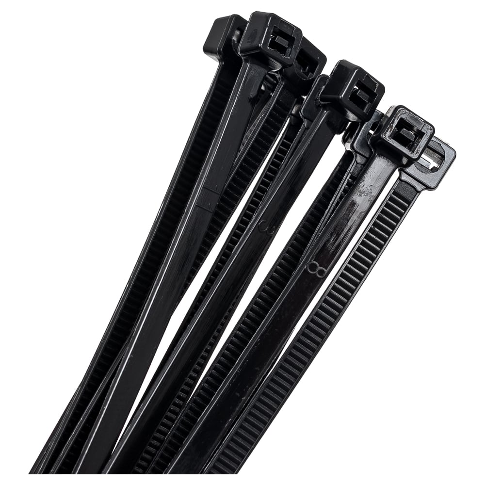 Изображение товара Кабельные стяжки Airline 3,6х300 мм пластиковые черные 10 шт