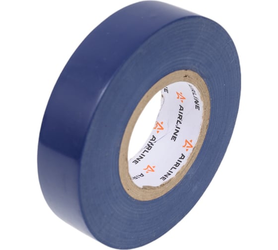 Изображение товара Изолента Airline ПВХ, синяя, 19мм х 20м AIT-P-20