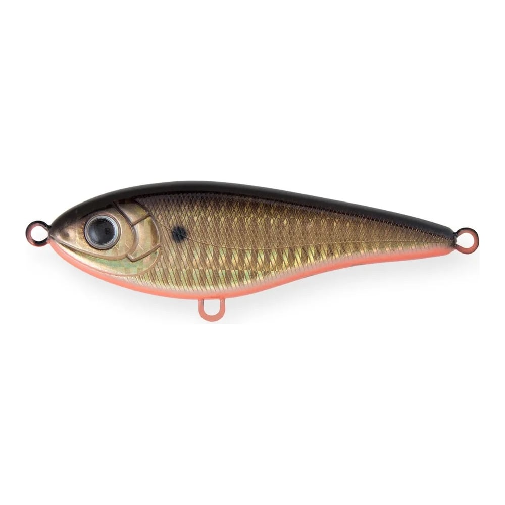 Изображение товара Воблер Strike Pro Джеркбейт Baby Buster 100 мм 25 г цвет 613-713 Black Back Smoked OB EG-050