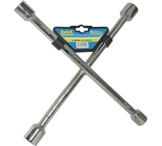 Изображение товара Баллонный крестовой ключ DolleX 17x19x21x22 хром KBX-123