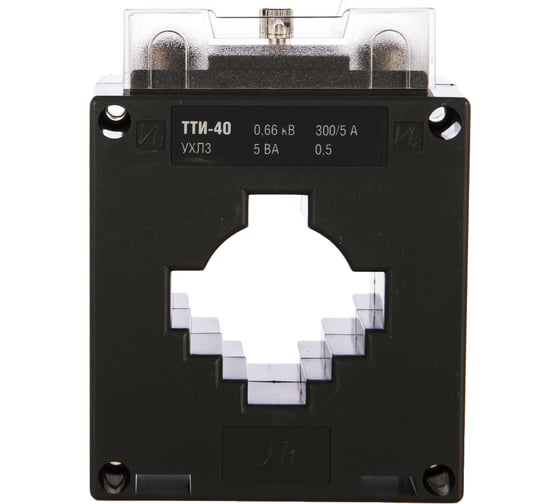 Изображение товара Трансформатор IEK ТТИ-40 300/5А 5ВА кл. точн. 0.5 ИЭК ITT30-2-05-0300