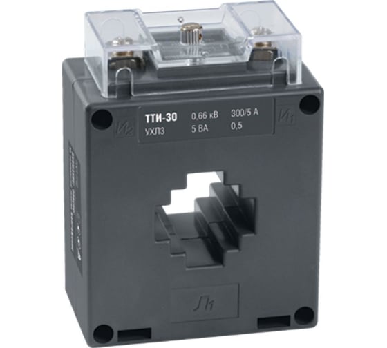 Изображение товара Трансформатор тока IEK ТТИ-30 100/5А 5ВА класс 0.5S 4377194 ITT20-3-05-0100