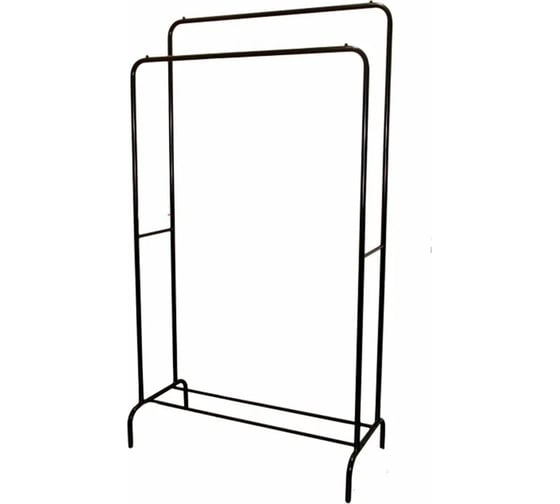 Изображение товара Напольная вешалка для одежды UNISTOR мир 2 двойная, цвет черный 219610