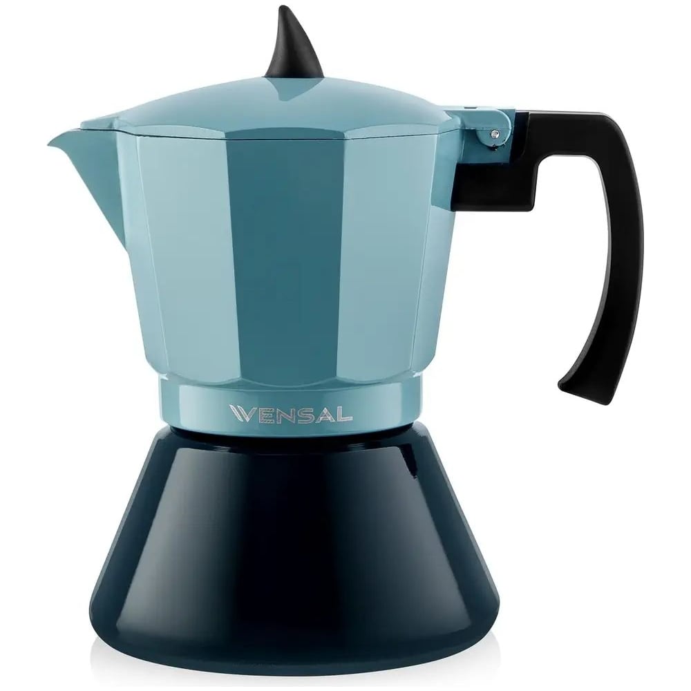 Гейзерная кофеварка 3202VS-GN VENSAL кофеварка гейзерная magistro moka на 6 чашек 300 мл