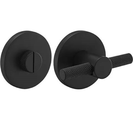 Изображение товара Сантехническая завертка на круглой розетке MORELLI MH-WC-R6T BL 6 мм, цвет - черный 9014666