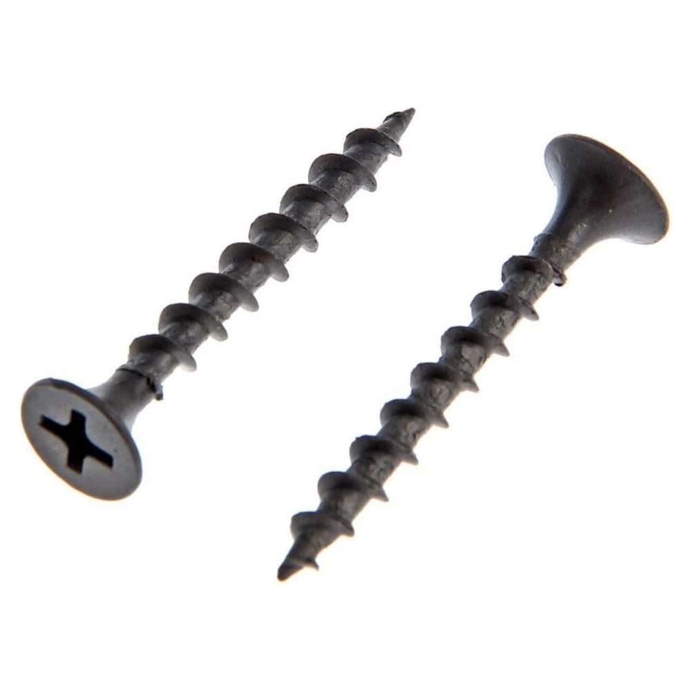 Изображение товара Саморез для ГКЛ STEELREX крупная резьба, оксид, 4,8x127 мм, 75 шт. 0103048127B300007516