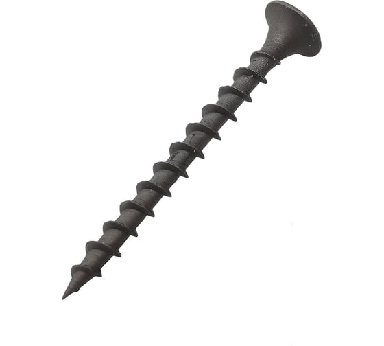 Изображение товара Саморез для ГКЛ STEELREX крупная резьба, оксид, 3,5x41 мм, 200 шт. 0103035041B400020032