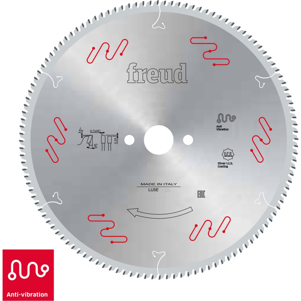 Изображение товара Пильный диск по алюминию Freud 250x2.8x30 мм Z100 HM для точной резки металла