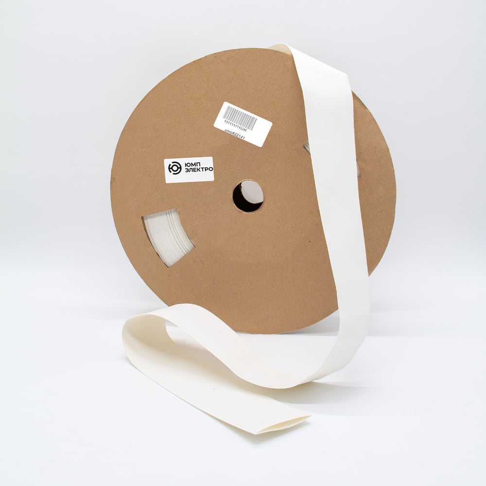 Изображение товара Термоусадочная плоская трубка для провода 2/1 UMP ТТУ-нг-lszh 50м белая