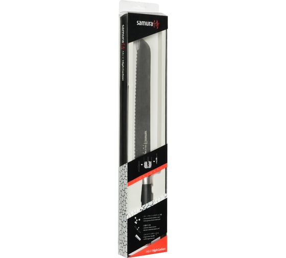Изображение товара Кухонный нож для хлеба Samura Mo-V Stonewash 230 мм, G-10 SM-0055B/K
