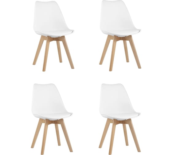Изображение товара Стул для кухни Стул Груп frankfurt v белый, 4 шт. Y863-V seat white BOX