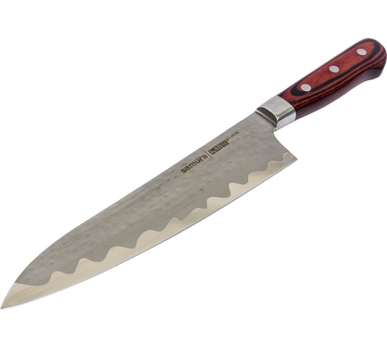 Изображение товара Кухонный нож Samura KAIJU Шеф 210 мм, AUS-8, дерево, с больстером SKJ-0085B/K