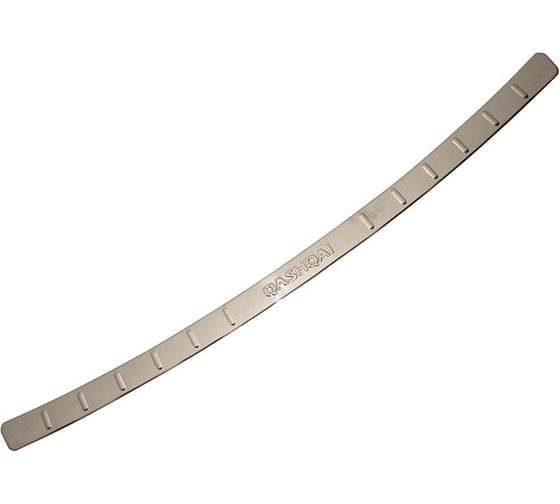 Изображение товара Накладка бампера декор DolleX NISSAN Qashqai 2013-2015, штамп Qashqai нержавеющая сталь NBI-057