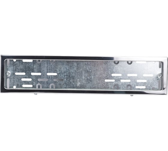 Изображение товара Рамка номерного знака нержавеющая сталь с металлическим адаптером в сборе DolleX SPL-25