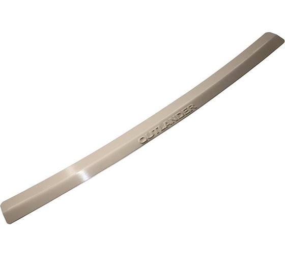 Изображение товара Накладка бампера декор DolleX MITSUBISHI Outlander 2015-н.в, штамп OUTLANDER нержавеющая сталь NBI-055