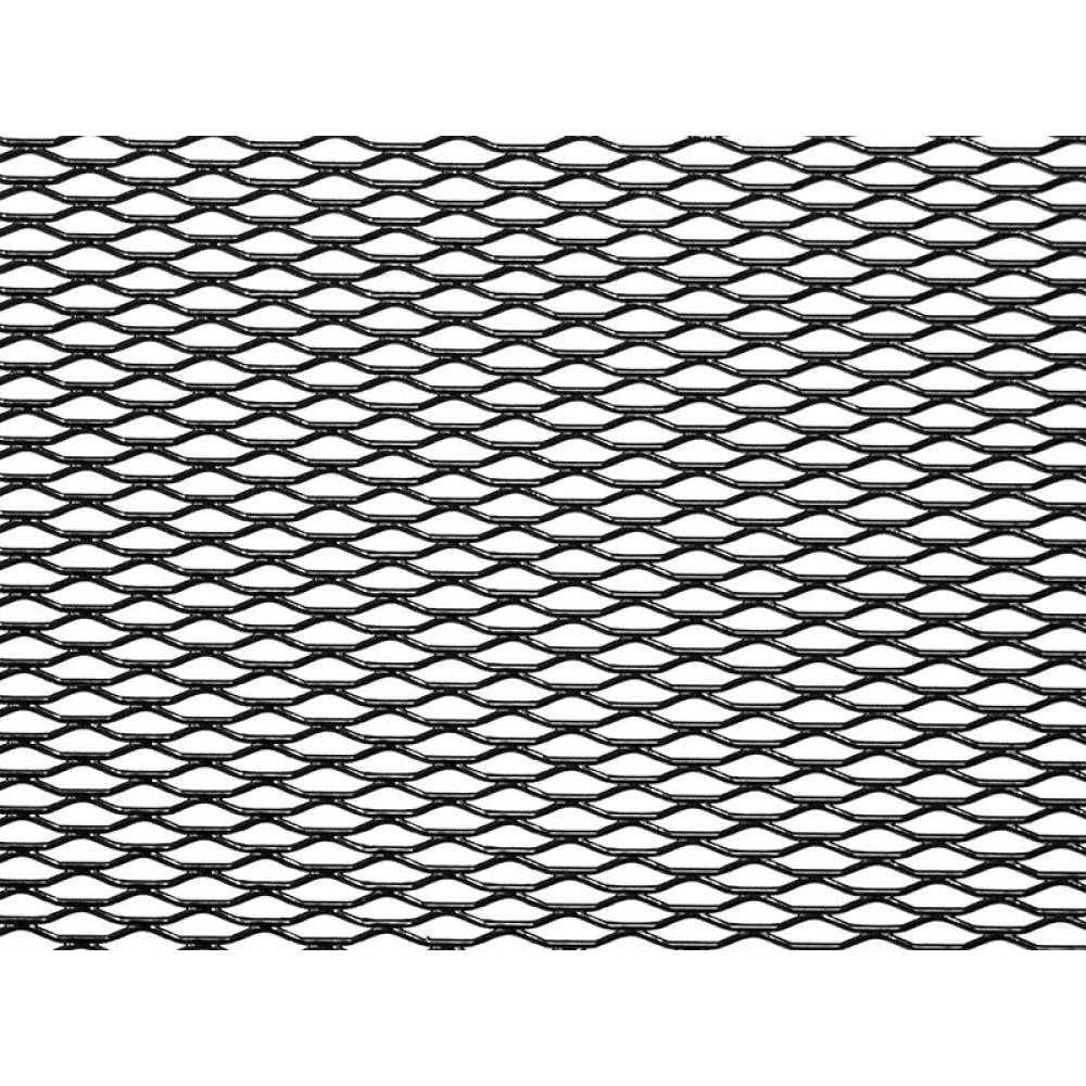 фото Облицовка радиатора dollex алюминий, 120 х 30 см, черная, ячейки 15 х 4,5мм dks-131