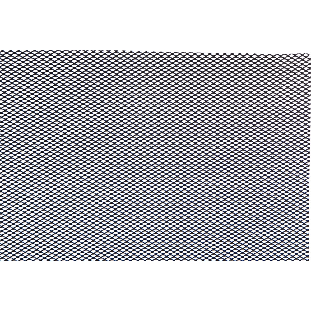 фото Облицовка радиатора dollex алюминий, 100 х 20 см, черная, ячейки 6 х 3,5мм dks-001