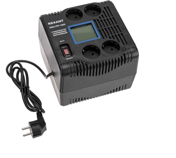 Изображение товара Портативный стабилизатор напряжения REXANT REX-PR-1000 11-5029