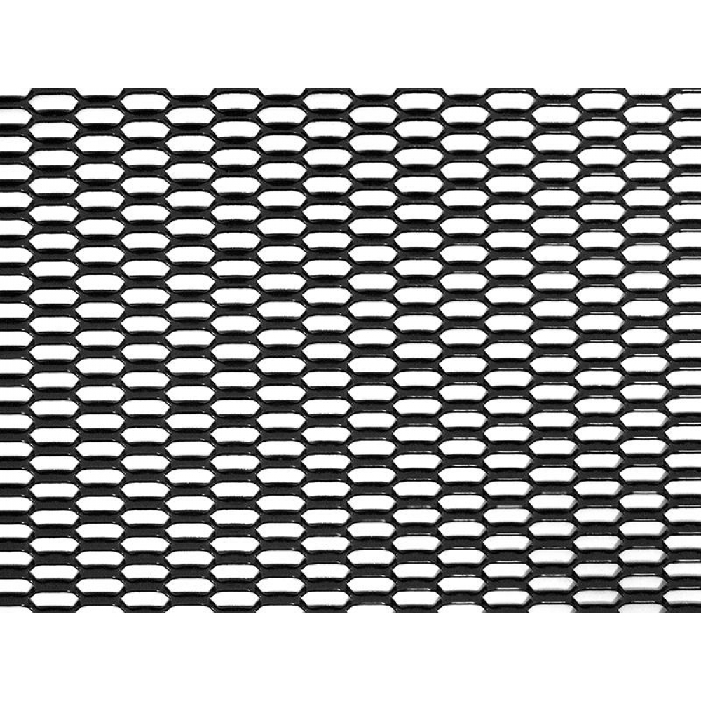фото Облицовка радиатора dollex алюминий, 120 х 20 см, черная, ячейки 20 х 6мм сота dks-122