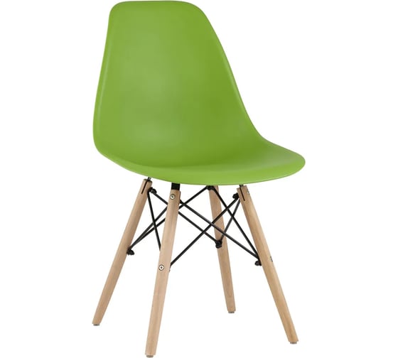 Изображение товара Обеденный стул для кухни Стул Груп dsw style v зеленый, разборный фрейм, 4 шт. Y801-V SEAT green BOX