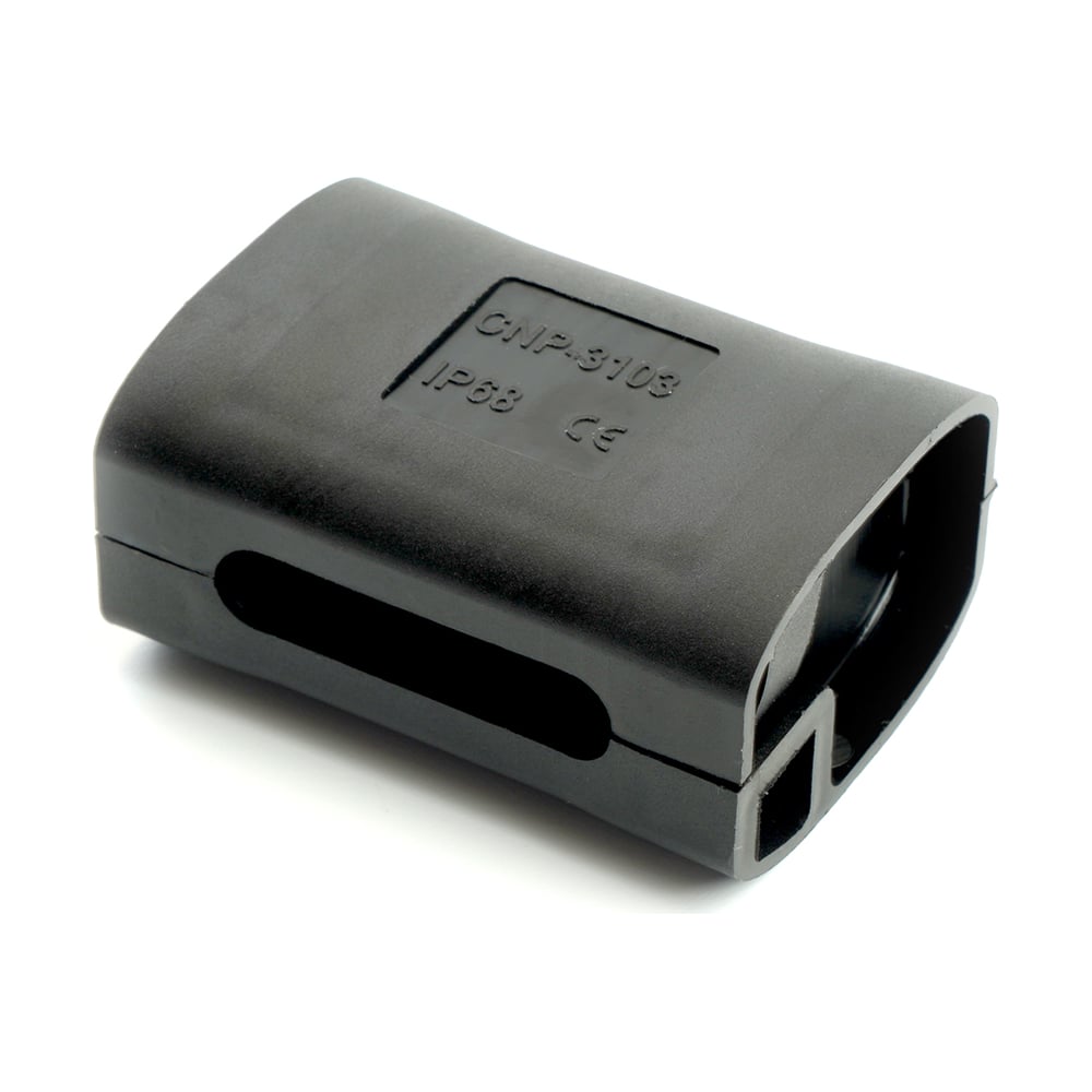 Изоляционная коробка с гелем STEKKER Ld548 450v, 52x38x26, черный, 49236