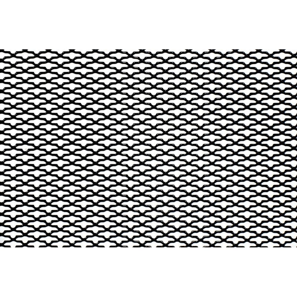 фото Облицовка радиатора dollex алюминий, 100 х 40 см, черная, ячейки 15 х 6,5мм сомбреро dks-052
