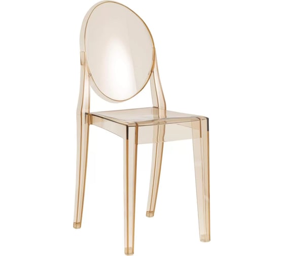 Изображение товара Обеденный стул для кухни Стул Груп victoria ghost new, янтарный XH-8071 amber