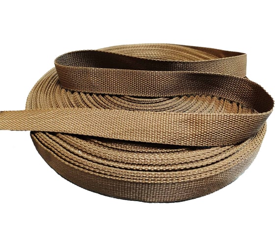 Изображение товара Ременная лента Эбис 25 мм, 50 м, шоколад 72399