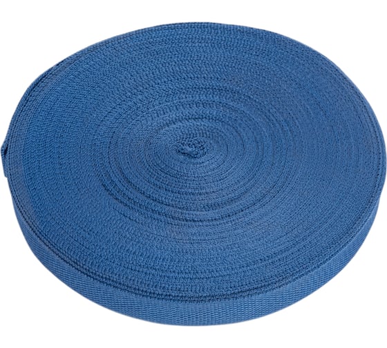 Изображение товара Ременная лента Эбис ПП, 30 мм, 50 м, синяя 72542