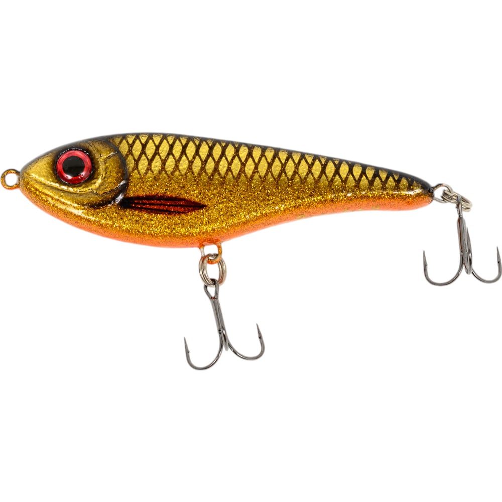 Изображение товара Воблер Strike Pro Джеркбейт Buster Jerk II Shallow Runner, цвет: C768 Golden Roach EG-049#C768