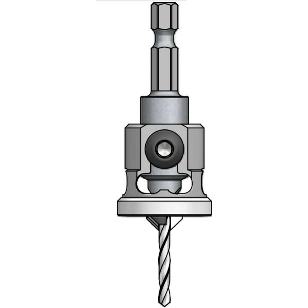 фото Зенковка оправка коническая со сверлом (2.4 мм, хвостовик hex1/4) wpw aqp2404s