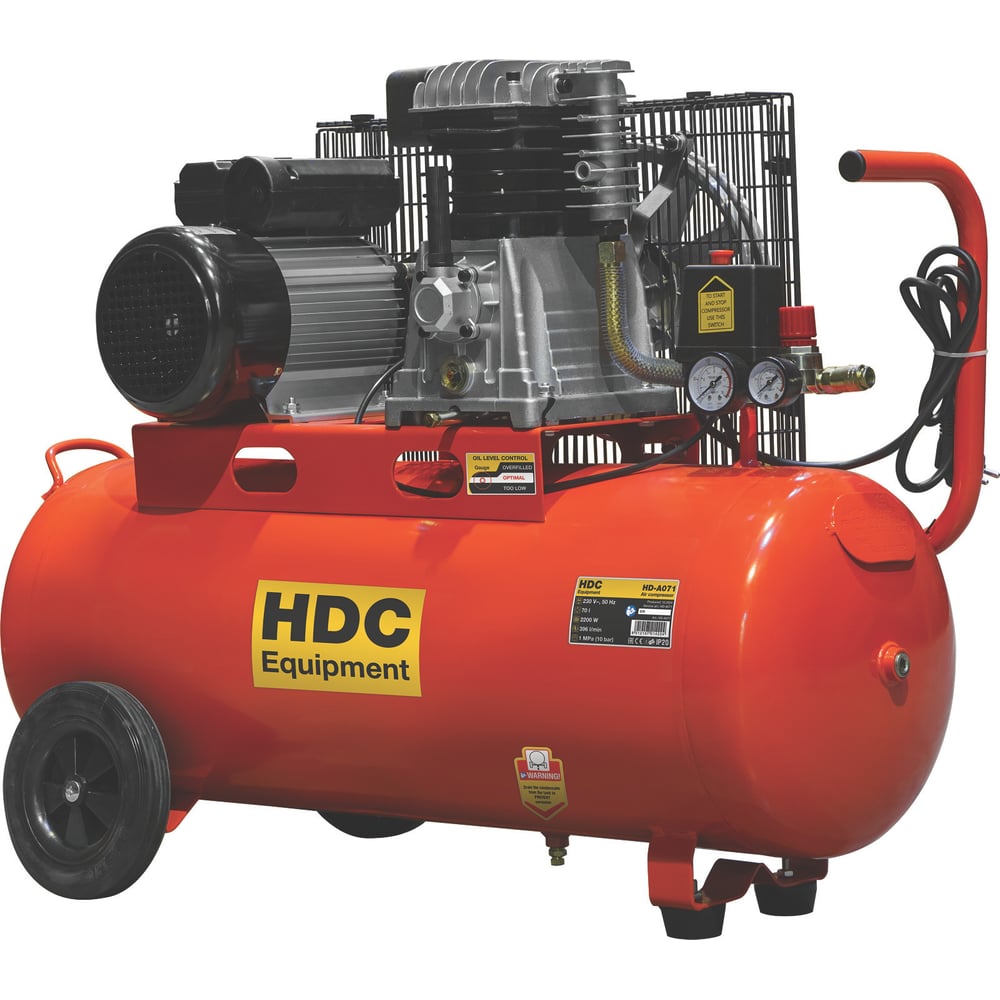 Изображение товара Компрессор HDC HD-A071 с мощностью 2.2 кВт и защитой от перегрева
