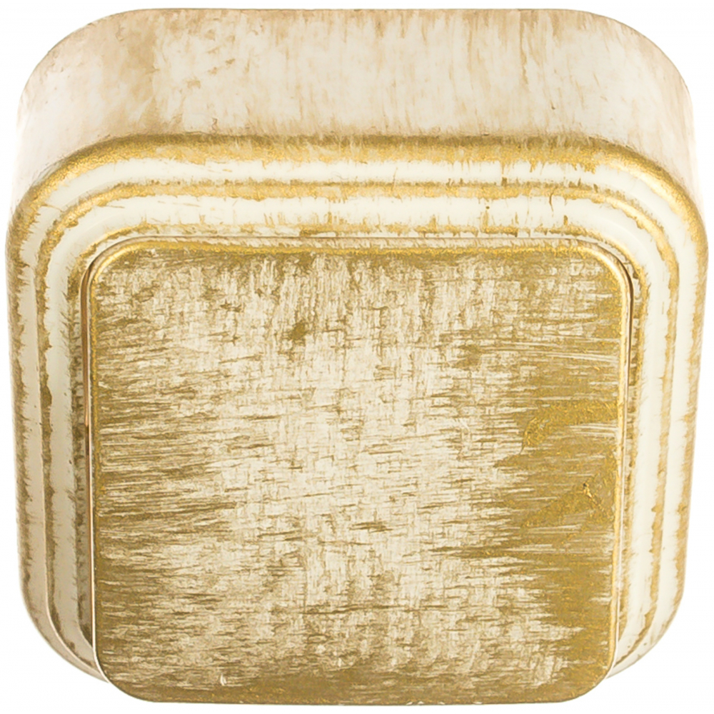 Выключатель duwi о/п 1-кл серия palazzo vintage, белое золото патина 26434 7