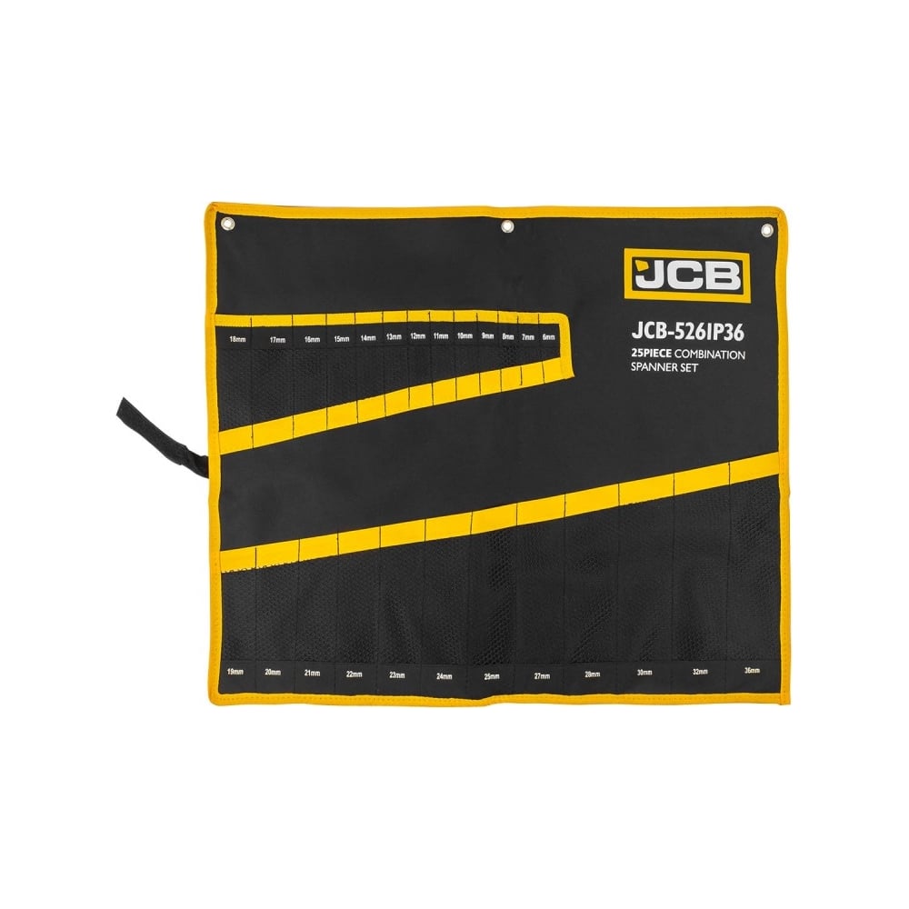 Органайзер JCB тканевый для набора ключей 25пр. JCB-5261P36-P(57168)