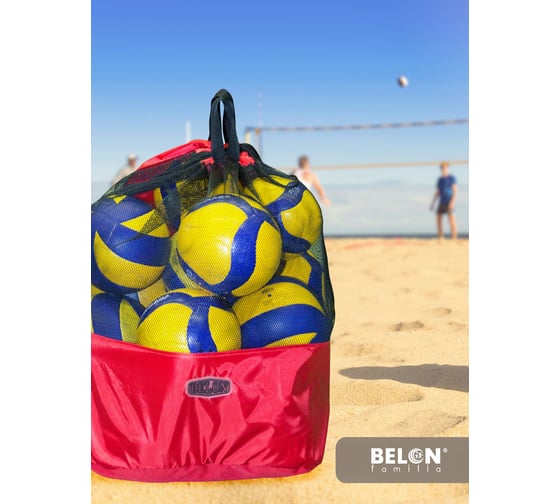 Изображение товара Сумка-баул для мячей BELON familia красная В/СБ-001-КР