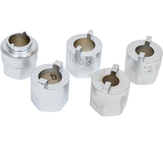 Изображение товара Набор головок для разбора стоек 5 предметов AV Steel AV-922054