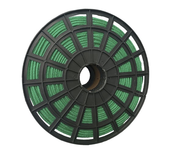 Изображение товара Плетеная веревка ЭБИС п/п 6 мм 200 м зеленая 72146