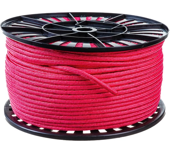 Изображение товара Плетеная веревка ЭБИС п/п 6 мм 200 м красная 175